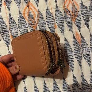 Mini pink wallet